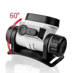 Durable & Rechargeable Headlamp for Outdoor Adventures: Adjustable Beam for Fishing, Running, and Night Hiking