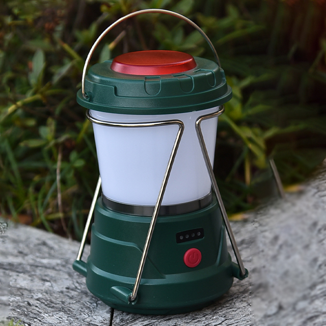 Portable 350lm IPX4 Foldable Rechargeable LED Camping Light for Outdoor Activities and Emergencies