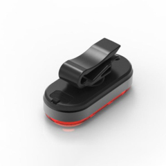 Unique Tough USB Rechargeable adjustable holder installed battery customize color seat barral fitting bicycle light
