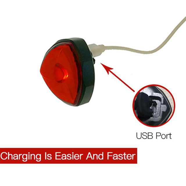 Popular compact Rechargeable g sensor activity adjustable holder Customization  bike brake light for outdoor bike riding safety