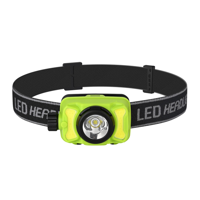 Rechargeable Waterproof LED Headlamp with Zoom Function - Waterproof and Sensor Activated