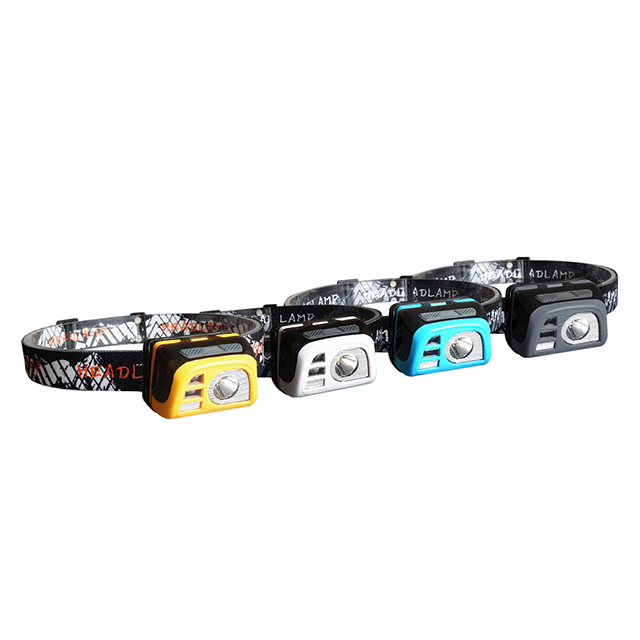 Portable Rechargeable LED Headlamp with Sensor - Waterproof and Ideal for Fishing and Camping