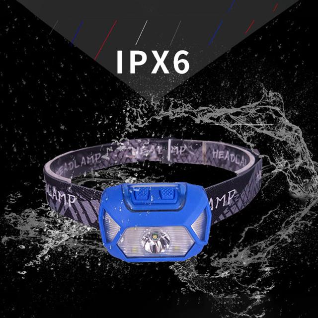 Unique lightweight  Flood light IPX6 Repairing Fishing diving customized Hiking LED Head Lamps Headlamps Headlights Torch Lights
