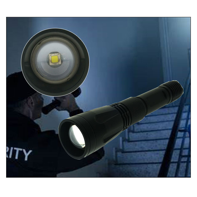 New product High quality blind bright Rechargeable Zoomable Waterproof illuminated customized Outdoor LED Torch light Flashlight