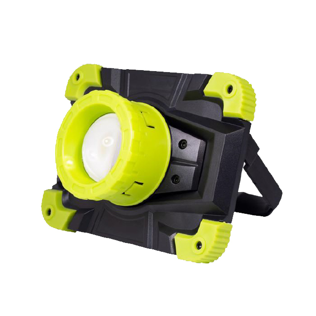 Zooming IPX4 300 lumen Foldable USB Rechargeable COB Work Light Compatible with 4AA batteries: Bright LED for Camping, Hiking, and Working