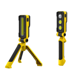 20W 2000 lumen Rechargeable Portable Flood Light: Magnetic LED Work Light with Durable IP65 Rating