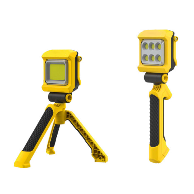 10W IP65 2500 lumen LED Work Light: Foldable, Waterproof, and Rechargeable with Tripod and Magnet for Industrial and Outdoor Tasks