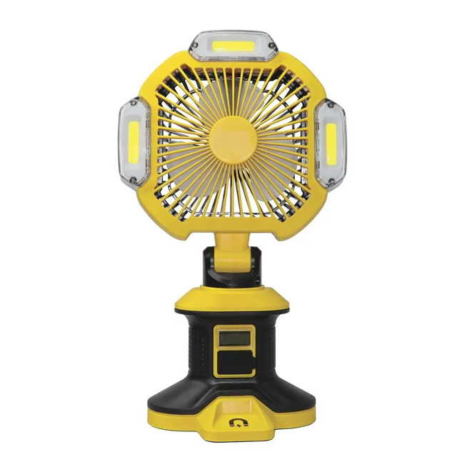 Rechargeable LED Work Light with Cordless Fan: A Multifunctional Lighting Solution for Outdoor and Indoor Use