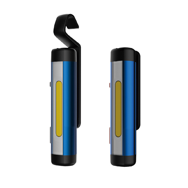 500 Lumens Super Bright COB Slim LED Work Light-Flashlight with Magnet Clip for Hands-Free Use