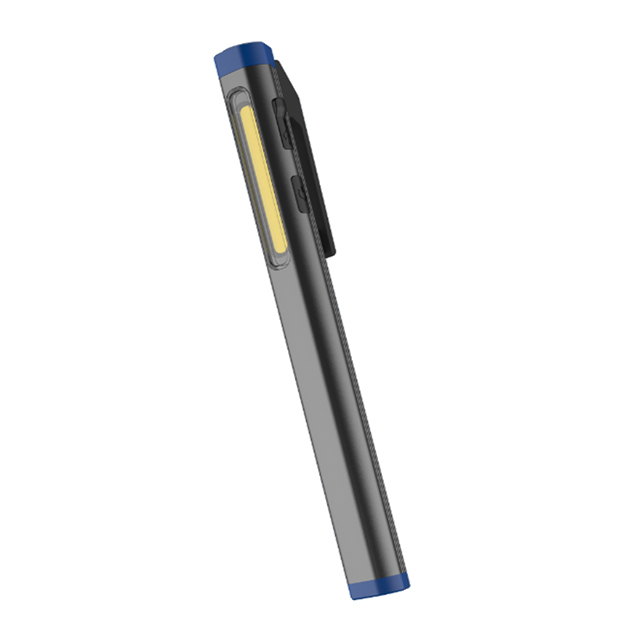 Compact Aluminum Rechargeable LED Pen Flashlight - 400 Lumens, Magnetic Base