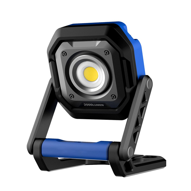 Outdoor and Indoor 2000 Lumen LED Work Light with Type-C Recharge, Waterproof, and Folding Design