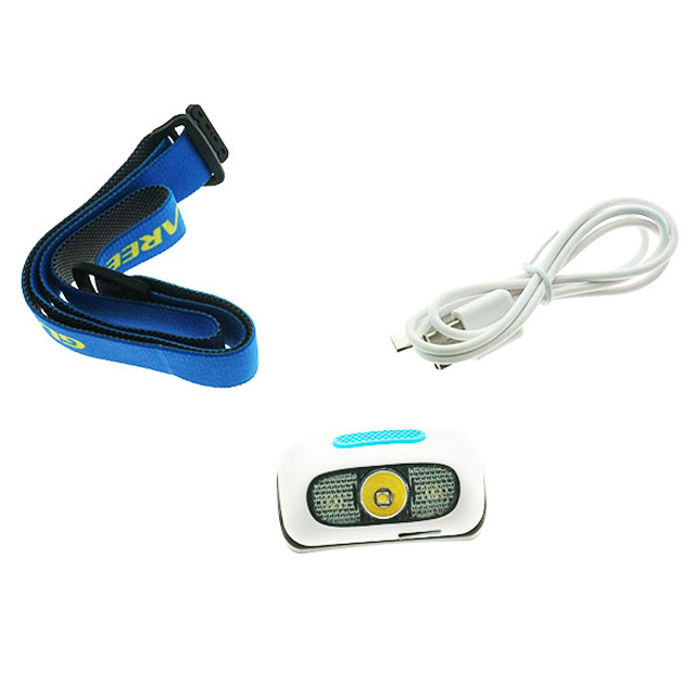 Novelty high performance  floodlight USB Rechargeable Jogging Night running Cycling bike customize Sports LED camping head light
