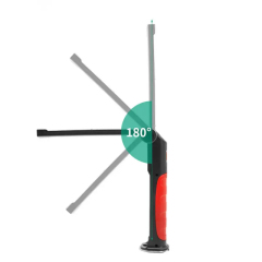 Rechargeable IPX4 500 lumen Foldable COB Work Light with Metal Hook and Magnetic: Portable and Durable for Outdoor Activities