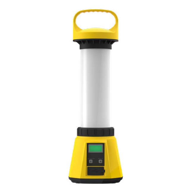 Portable LED Work Light: Rechargeable and Collapsible for Outdoor and Industrial Use