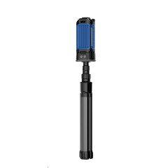 Portable Tripod LED Work Light with Adjustable Brightness and Rechargeable Battery