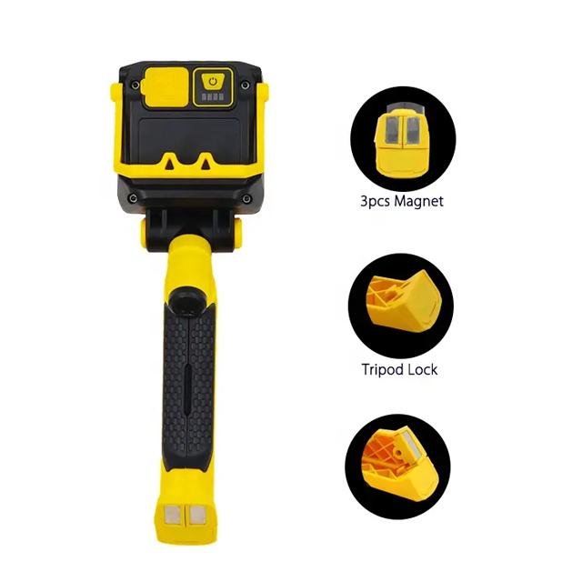 10W IP65 2500 lumen LED Work Light: Foldable, Waterproof, and Rechargeable with Tripod and Magnet for Industrial and Outdoor Tasks
