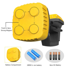 1000 Lumens IP65 COB Work Light: Rechargeable Ultra Bright COB Light for Outdoor and workshop Use