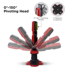 All-in-One 20W 1500 lumen COB Work Light Speaker: Rechargeable, Rotatable, and Tripod-Compatible for outdoor and workshop