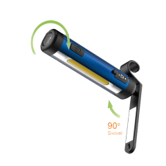 500 Lumens Super Bright COB Slim LED Work Light-Flashlight with Magnet Clip for Hands-Free Use
