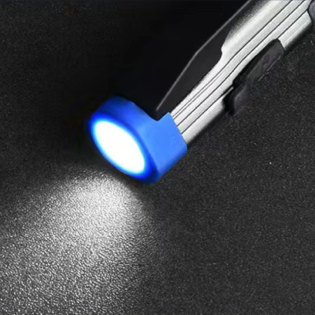 Compact Aluminum Rechargeable LED Pen Flashlight - 400 Lumens, Magnetic Base