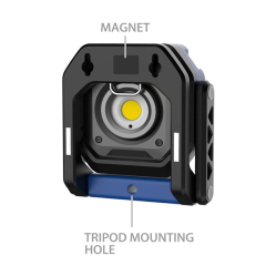 Outdoor and Indoor 2000 Lumen LED Work Light with Type-C Recharge, Waterproof, and Folding Design