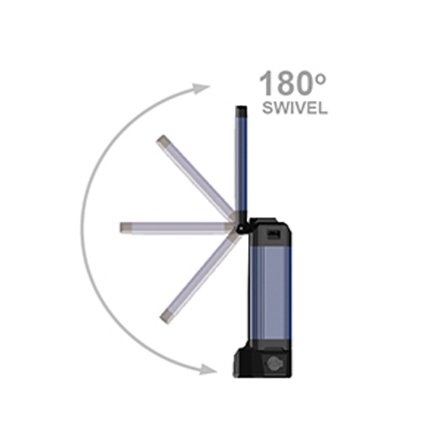 2000LM Rechargeable LED Work Light with Tripod and Magnetic Base for Workshop Use