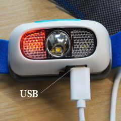 Novelty high performance  floodlight USB Rechargeable Jogging Night running Cycling bike customize Sports LED camping head light