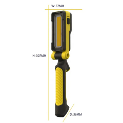 20W 2000 lumen Rechargeable Portable Flood Light: Magnetic LED Work Light with Durable IP65 Rating