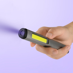 Rechargeable COB Work Light with Magnetic - Portable UV Light and Laser Pointer for Professionals