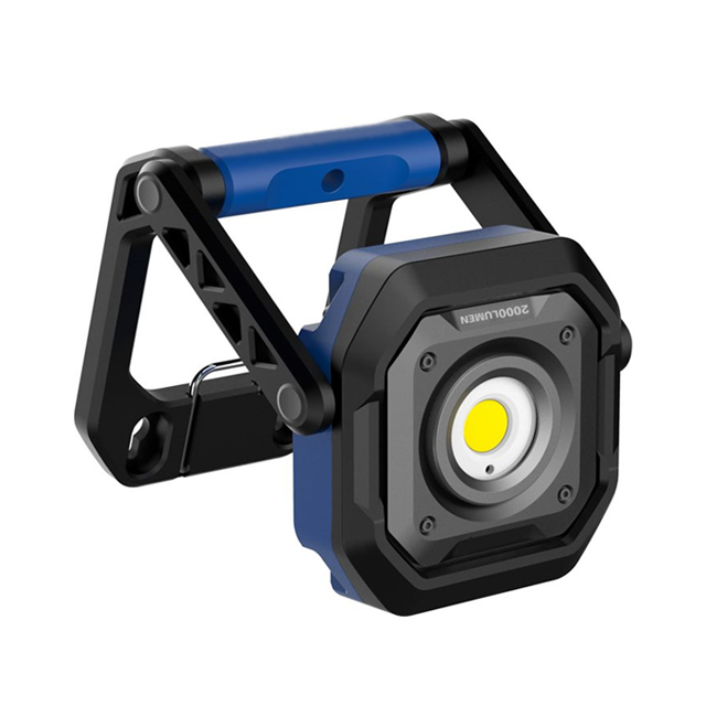 Outdoor and Indoor 2000 Lumen LED Work Light with Type-C Recharge, Waterproof, and Folding Design