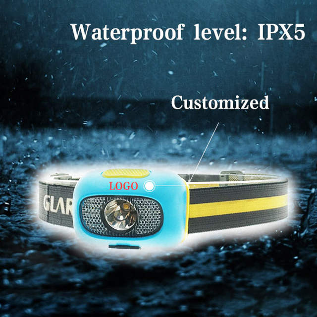 Fashion Flexible Spotlight Li-ion rechargeable  Cycling bike Jogging Night running customize Sports LED Camping light Head lamp