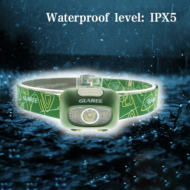 Hiking Portable SMD Hunting Adjustable light up Alkaline battery customize logo Hiking LED Camping light Head lamp