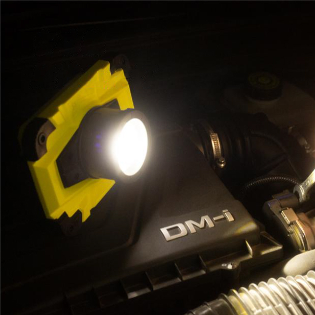 Zooming IPX4 300 lumen Foldable USB Rechargeable COB Work Light Compatible with 4AA batteries: Bright LED for Camping, Hiking, and Working