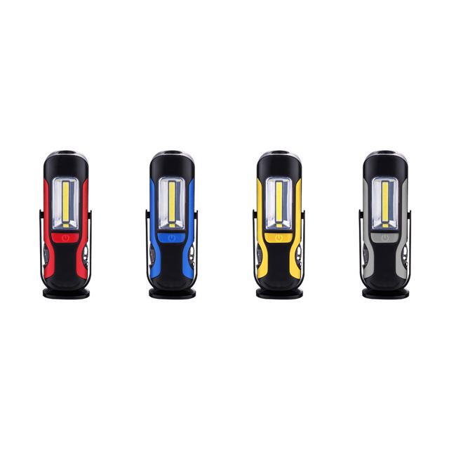 LED+COB 300 lumen IPX4 Working Light with Alarm and multitool: 3*AAA for Outdoor Emergencies and Workshop