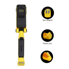 20W 2000 lumen Rechargeable Portable Flood Light: Magnetic LED Work Light with Durable IP65 Rating