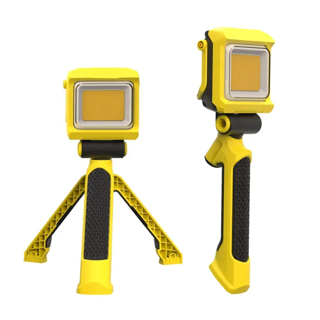 10W IP65 2500 lumen LED Work Light: Foldable, Waterproof, and Rechargeable with Tripod and Magnet for Industrial and Outdoor Tasks