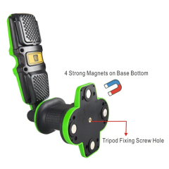 All-in-One 20W 1500 lumen COB Work Light Speaker: Rechargeable, Rotatable, and Tripod-Compatible for outdoor and workshop