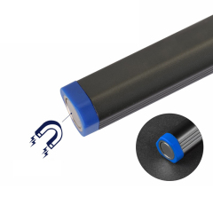 Compact Aluminum Rechargeable LED Pen Flashlight - 400 Lumens, Magnetic Base