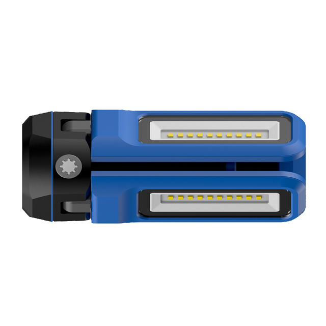 Portable Work Light with Magnetic Base, Telescopic Boom, and Rechargeable Battery