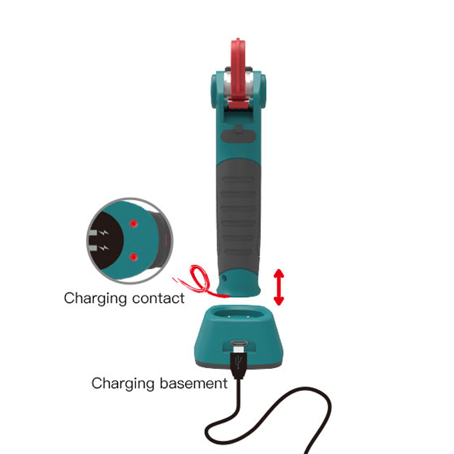 Professional Charging base Ultra Bright Rechargeable Magnetic Carabiner Foldable  Tools LED Working Torch light Flashlight      *The page price is only for a single sample and does not include shipping costs. Please inquire with sales for product details