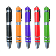 Novelty pocket size Promotion multifunction torch Repairing Pen Clip Button cell customize color EDC Work Light Flashlight