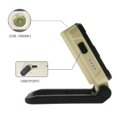 Work zone ABS Torch 400 lumens Rechargeable Repairing Magnetic Waterproof Work light