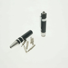 Novelty pocket size Promotion multifunction torch Repairing Pen Clip Button cell customize color EDC Work Light Flashlight