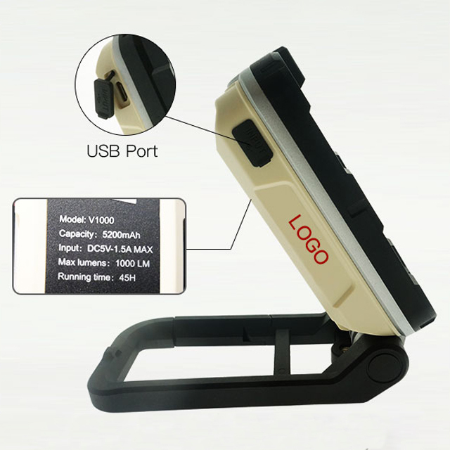 Work zone ABS COB Rechargeable Magnetic Waterproof Repairing Working light