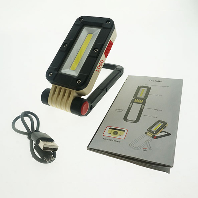 Work zone ABS Torch 400 lumens Rechargeable Repairing Magnetic Waterproof Work light