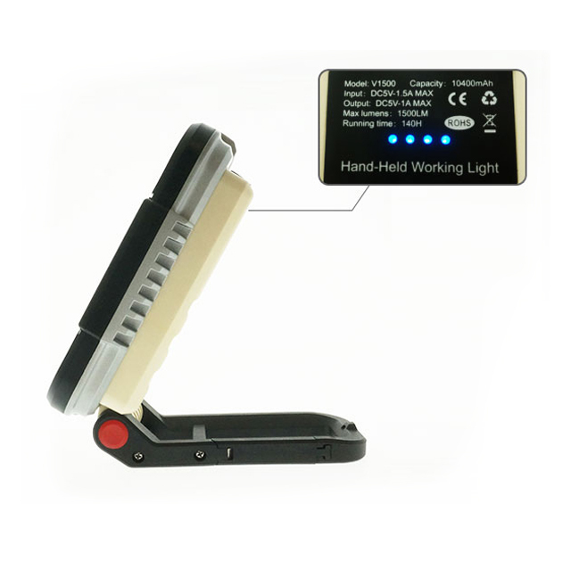 Innovation Portable High Bright COB Rechargeable 20W Foldable  Work light