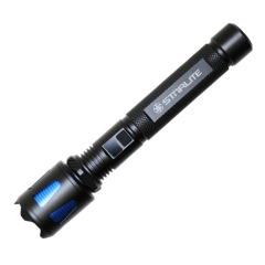 IPX6 10000 lumen Long-Range Zoomable Tactical Rechargeable Search Flashlight for Hunting, Camping, and Emergency Rescue Operations