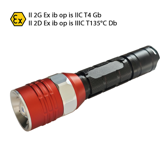ATEX & IECEx Certified Intrinsically Safe Flashlight: 400 Lumen IP67 Rated Explosion-Proof LED Headlamp for Hazardous Zones