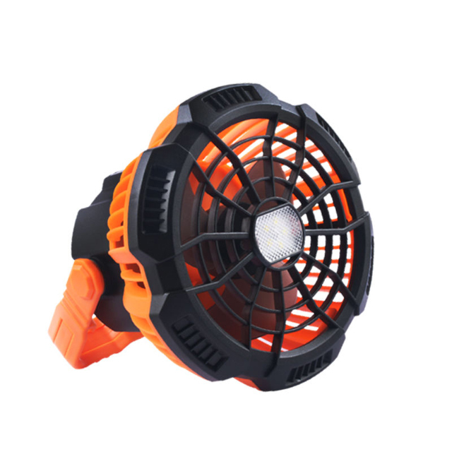 Multi-Scene Portable Fan with remote control : 5200mAh Rechargeable LED Lantern for Car, Outdoor, and RV Cooling