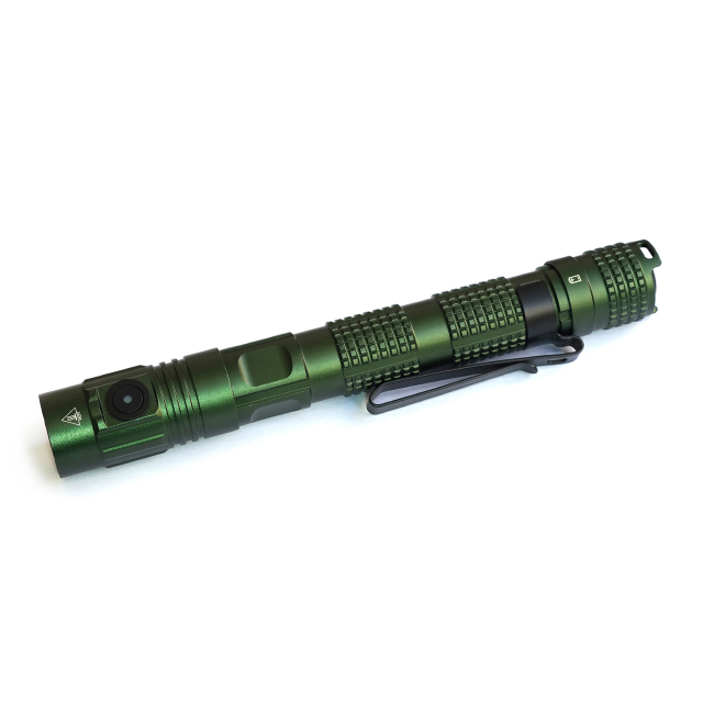 IPX7 1500 Lumen EDC Pen Light with Dual Switches & 2AA Dual Power: USB-C Rechargeable Tactical Flashlight for Outdoor and Emergency Use